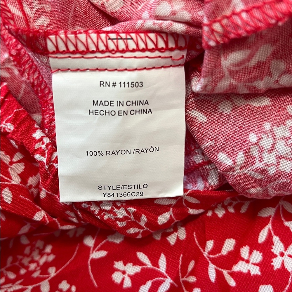 NWT luxology | floral jumpsuit | Small Smocked back - Picture 8 of 14
